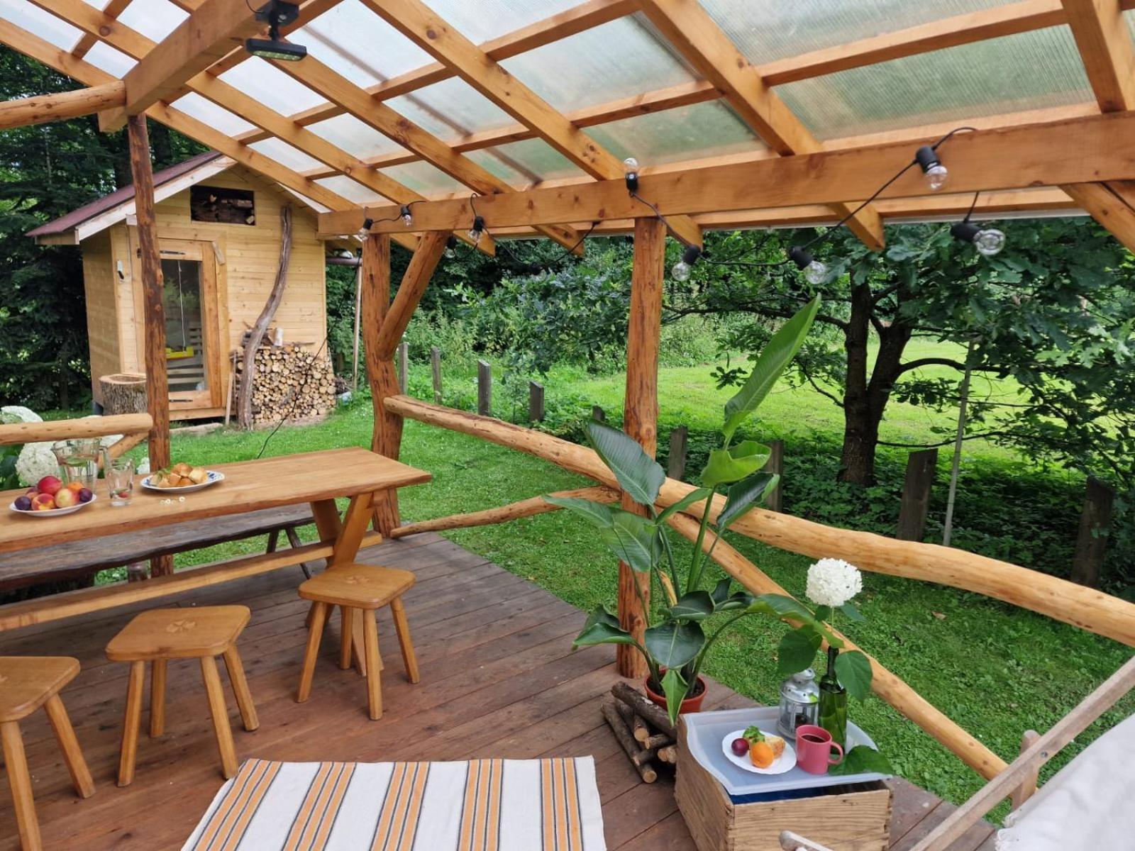Bieszczadzki Kat Villa Lesko Dış mekan fotoğraf